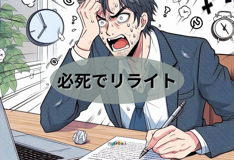 必死でリライト