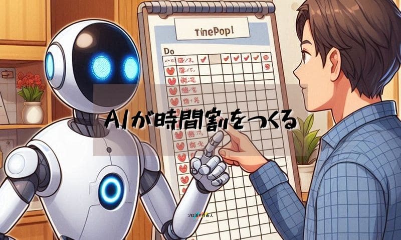 AIが時間割をつくる