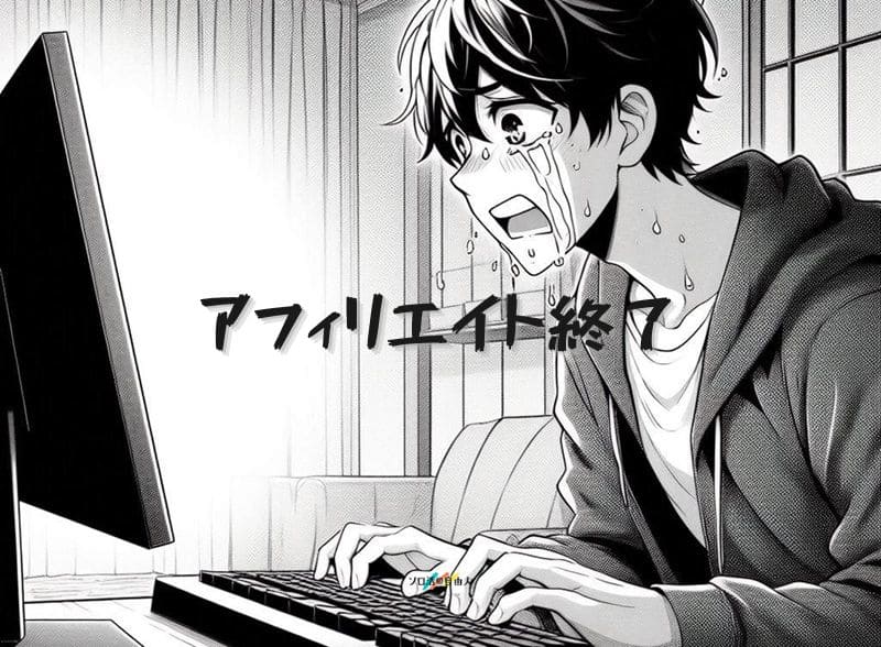 アフィリエイト終了