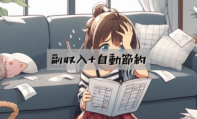 副収入+自動節約