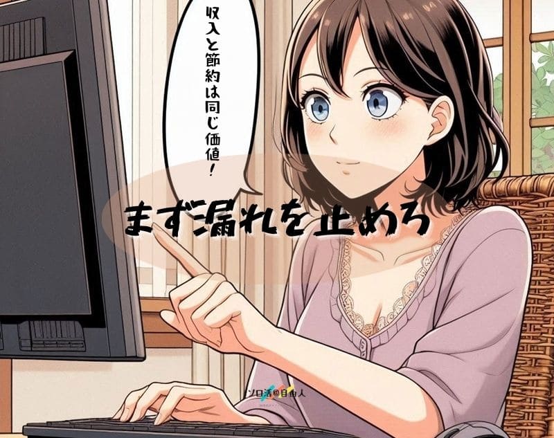 まず漏れを止めろ