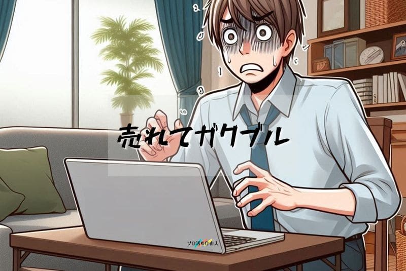 売れてガクブル