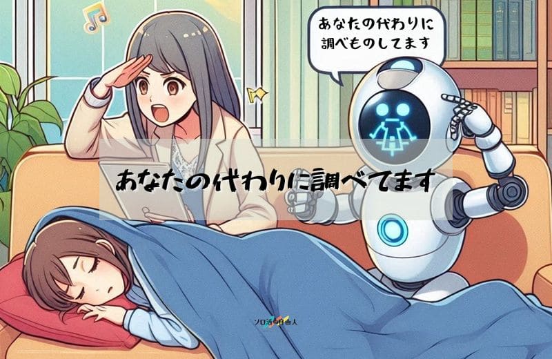 あなたの代わりに調べてます