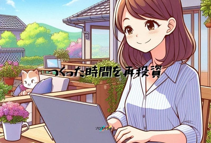つくった時間を再投資