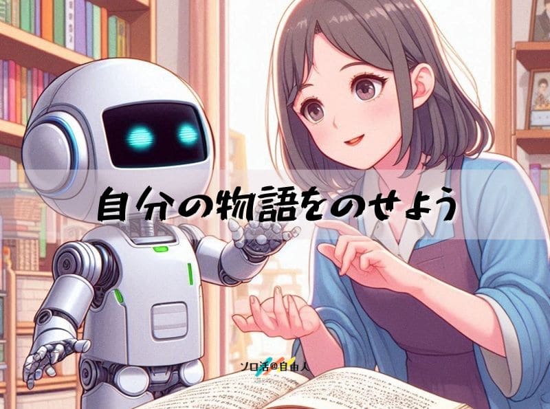 自分の物語をのせよう