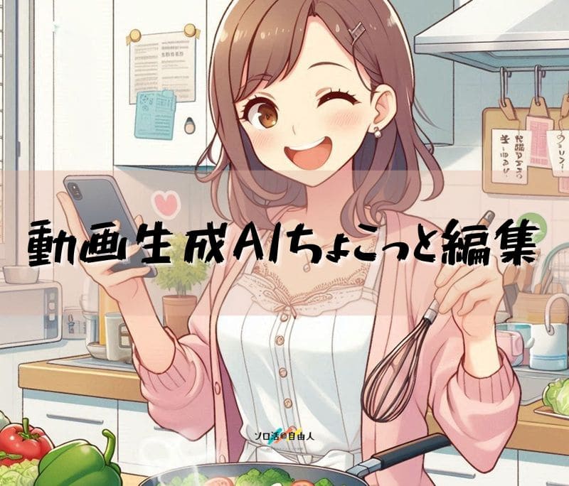 動画生成AIちょこっと編集