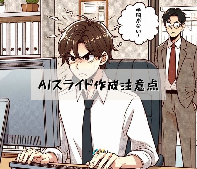 AIスライド作成注意点
