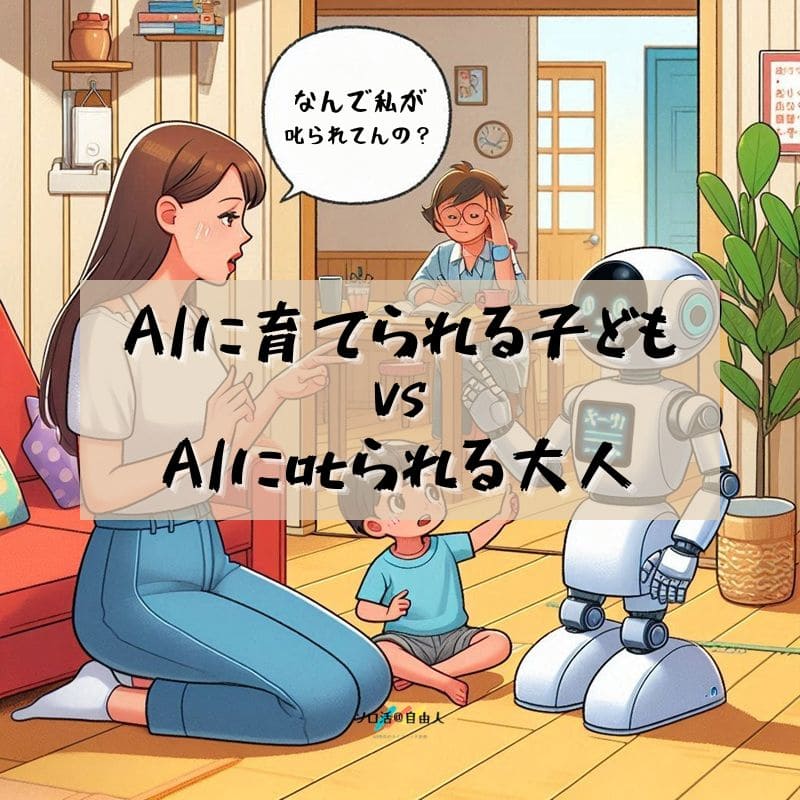 AIに育てられる子ども VS AIに叱られる大人