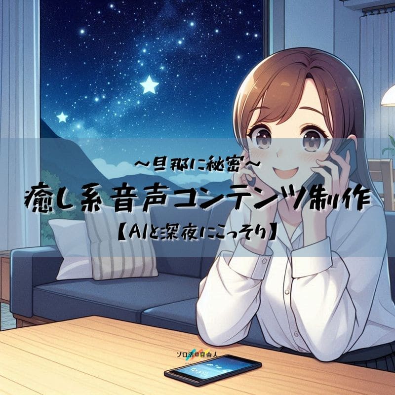 癒し系音声コンテンツ制作