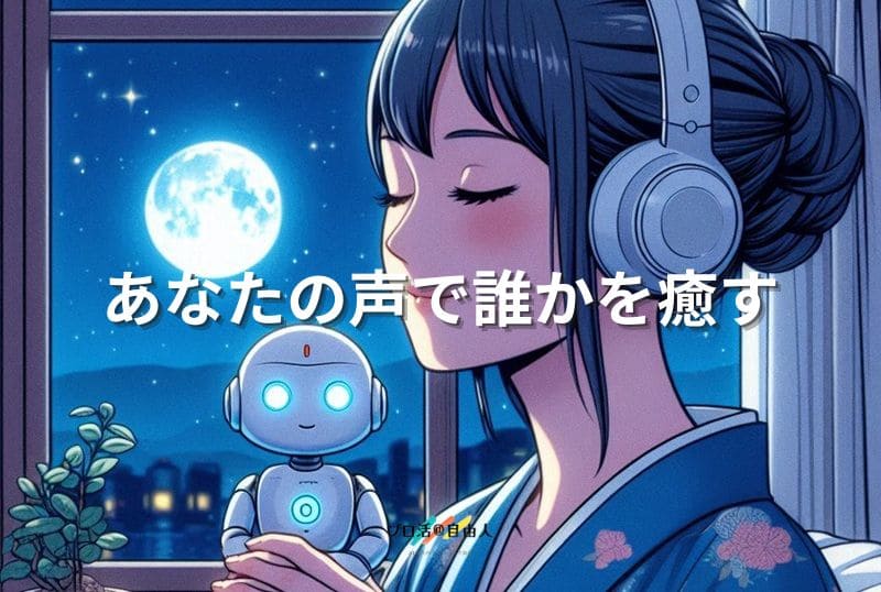 あなたの声で誰かを癒す