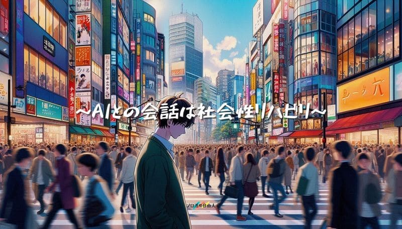 AIとの会話は社会性リハビリ