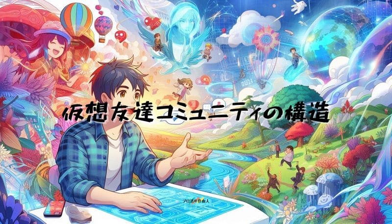 仮想友達コミュニティの構造