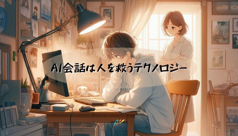 AI会話は人を救うテクノロジー