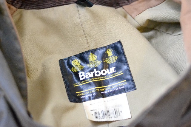 Barbour 3/4 COAT【Barbour（バブアー）】 - そろそろ趣味についてまとめようナ