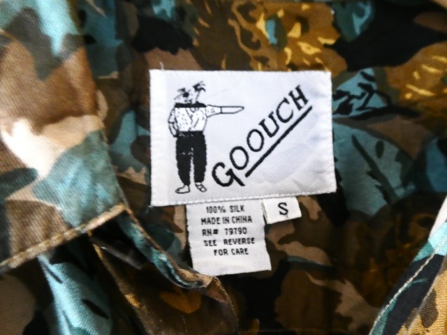 GOOUCH グーチ シルク リネン チェック柄シャツ　L　ゆったり GOOUCH（グーチ）の派手なシャツ - そろそろ趣味についてまとめ