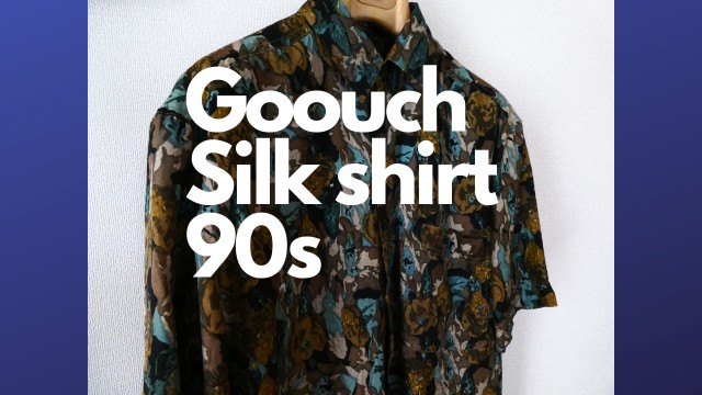 GOOUCH グーチ シルク リネン チェック柄シャツ　L　ゆったり GOOUCH（グーチ）の派手なシャツ - そろそろ趣味についてまとめ