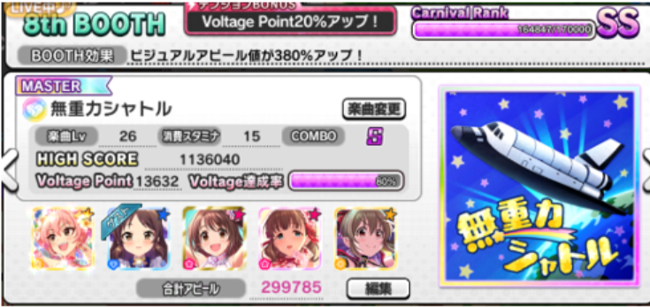 デレステ マスプラ曲なしでカーニバルランクsss挑戦 Lv26以下 そろそろまぜろよ