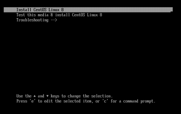 ESXi6.7u3にCentOS 8.2をインストールする手順 ESXi6.7u3にCentOS 8.2をインストールする手順