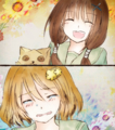  「笑って笑って！大丈夫だから 分かっているから」 