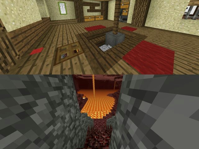 マイクラ 開拓記 19 ネザー拠点内装を和風改築 みっかぼーず