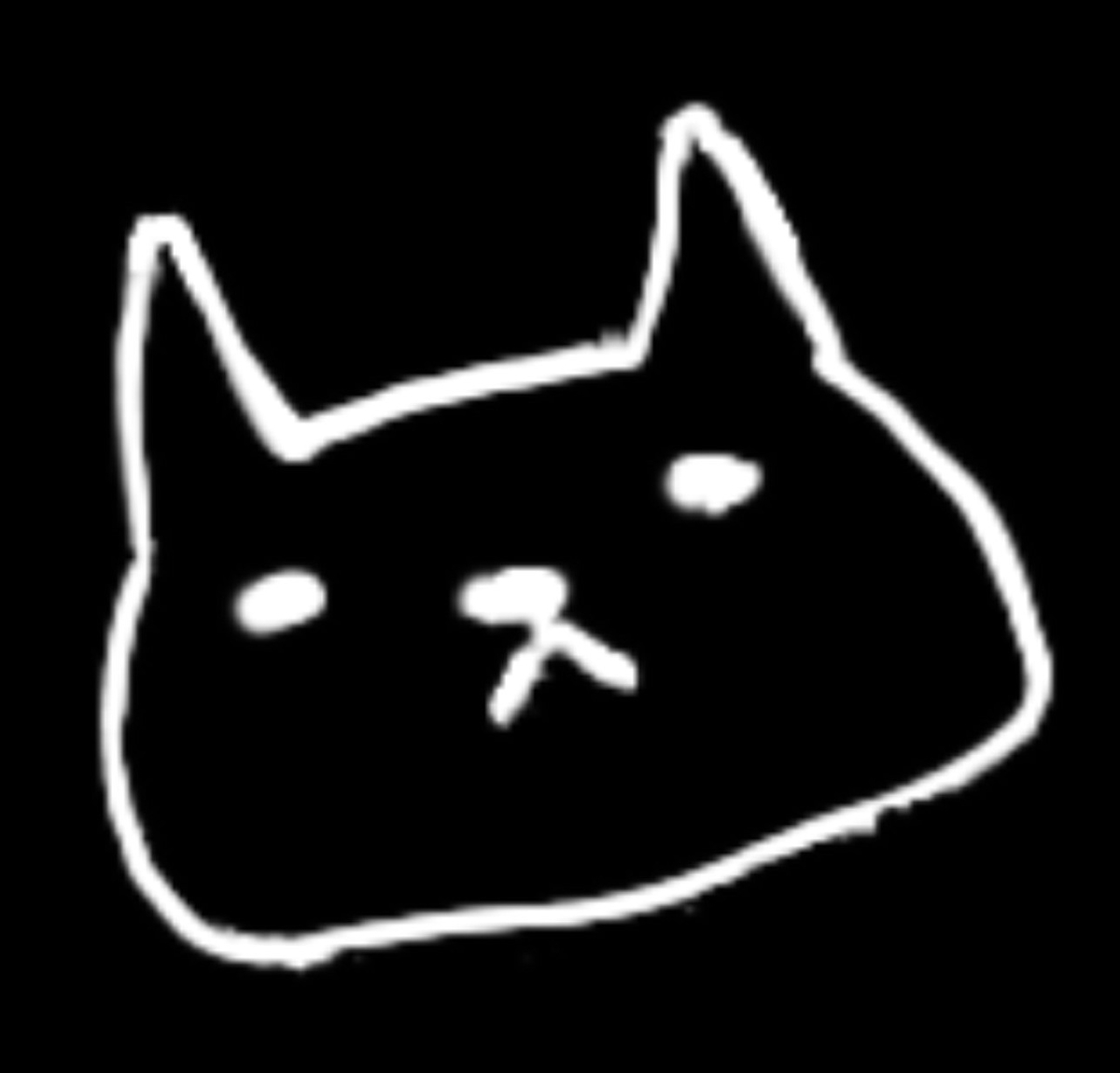 黒猫のイラスト