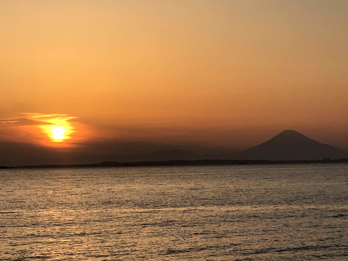 保田海岸のゆうべ