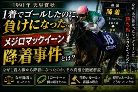 メジロマックイーン降着事件とは？なぜ1着でゴールしたのに負けになっ