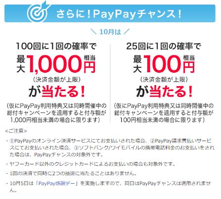Paypay ペイペイ チャンスは当たらない 20回に1回から25回に当選確率悪化 改悪 ズボラ夫婦の 節約 投資ブログ Paypay ヤフーショッピング クレカ20パーセント還元キャンペーンなどお得な情報を発信