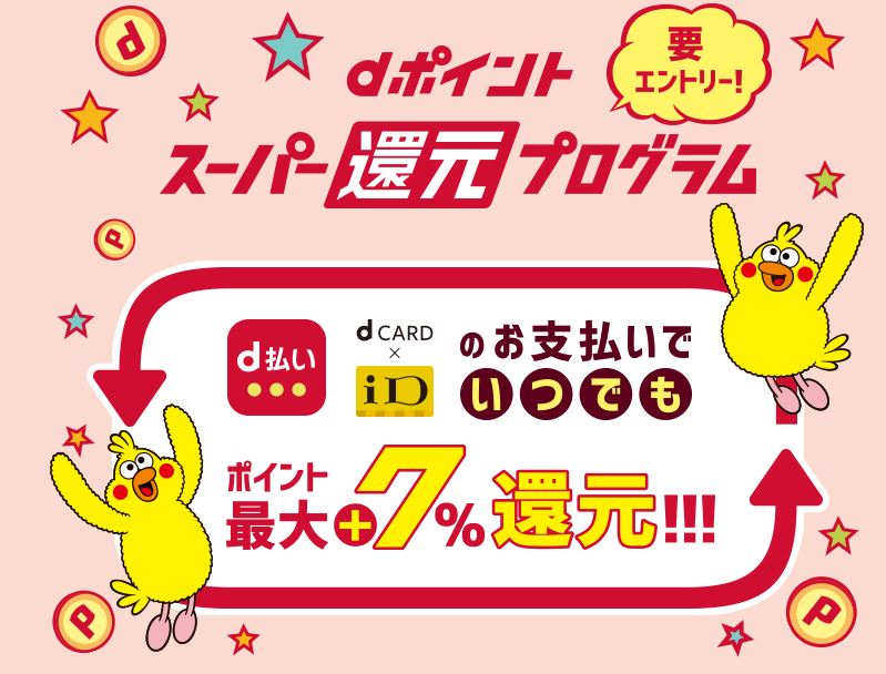 dポイントスーパー還元プログラム
