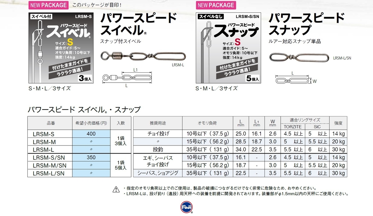 パワースピードスナップ スペック
