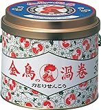 金鳥の渦巻 蚊取り線香 30巻 缶