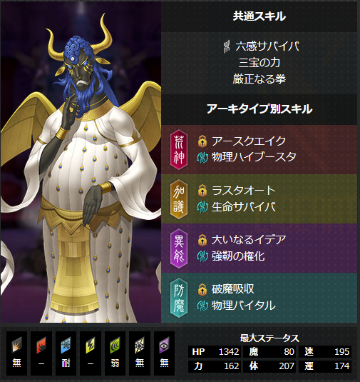 D2女神転生 新悪魔 ミトラ菩薩 - コンゴトモヨロシク