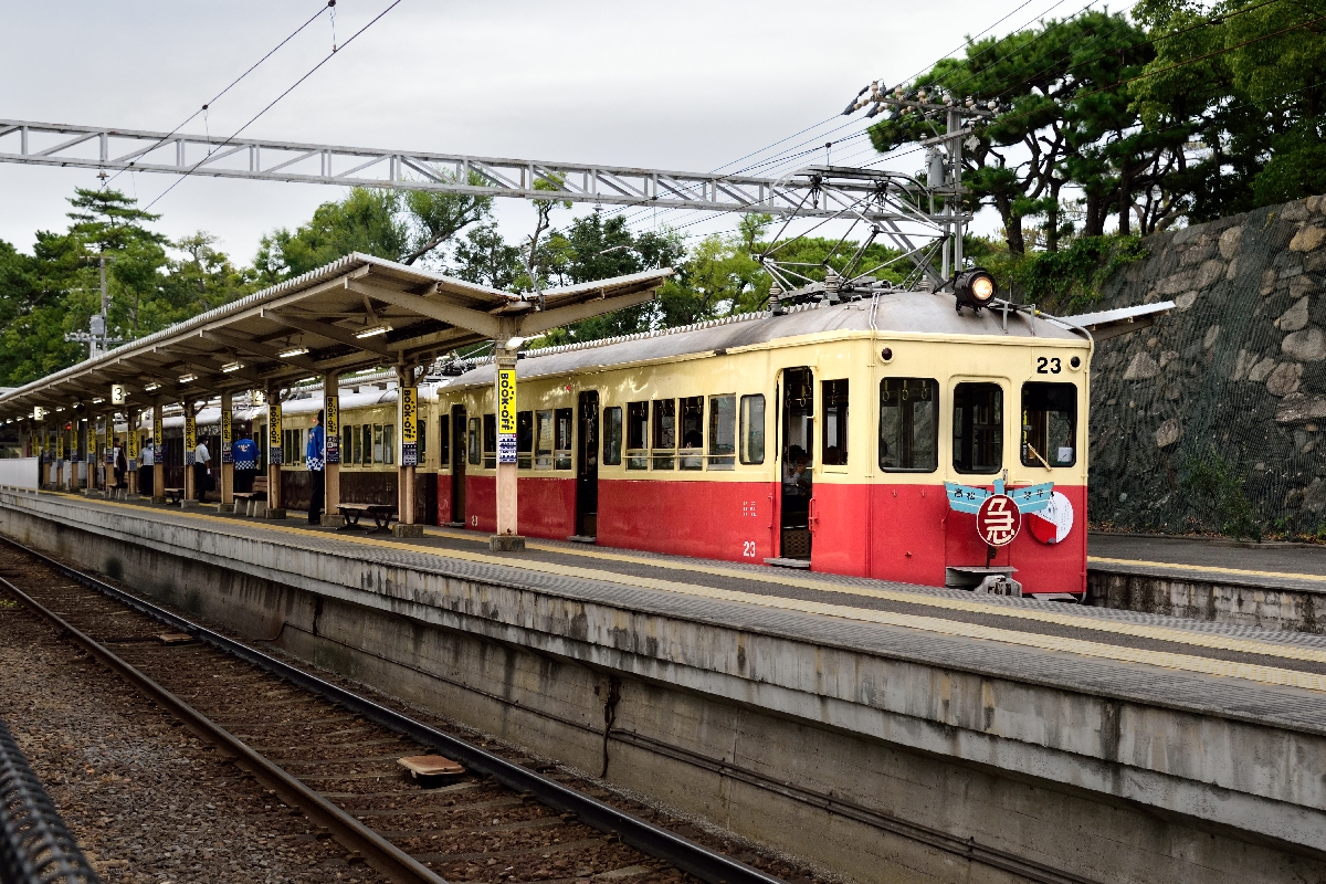 琴電 レトロ電車 23号 500号ラストラン 高松築港駅 のりもの 撮影日記
