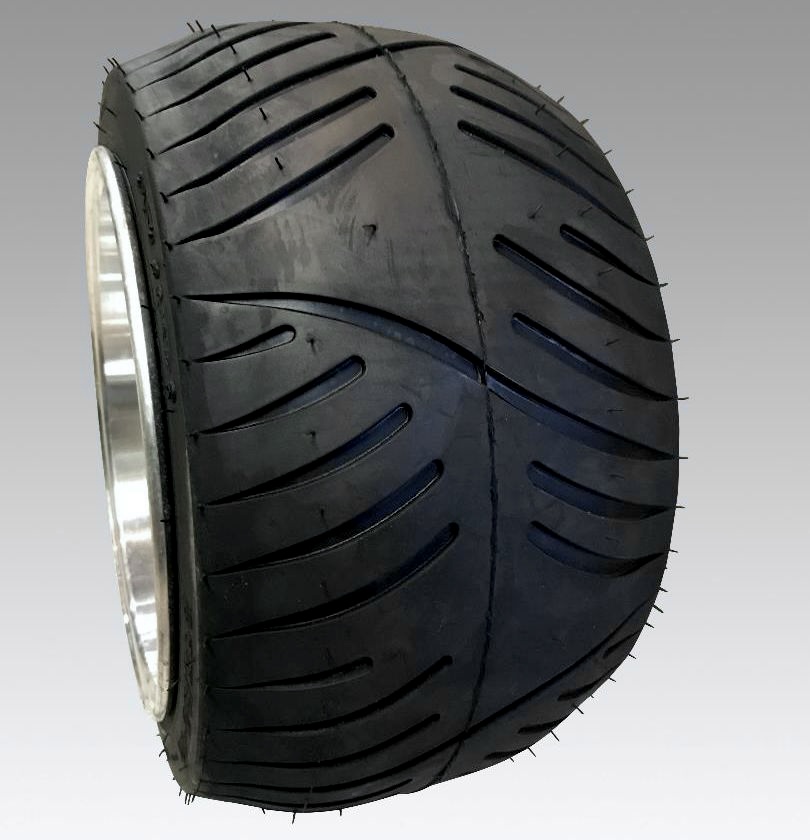 再入荷】ホンダジャイロ用ディッシュホイール＆扁平タイヤセット