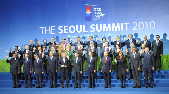 2010年に韓国で行われたG20 画像:2010年に韓国で行われたG20