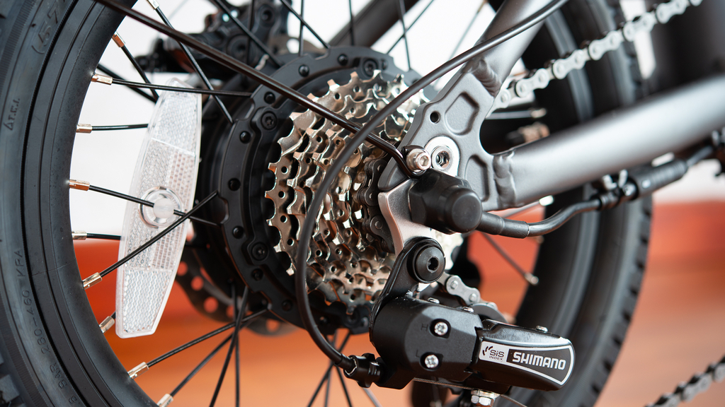 電動アシスト自転車 EENOUR C1: 最小歯数11TのDNP製ボスフリー7速