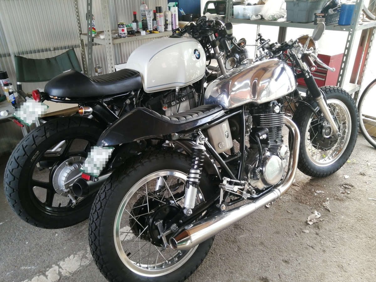 SR400セパハンとR100RSコンドルハンドル - ハガーツーリングブログ