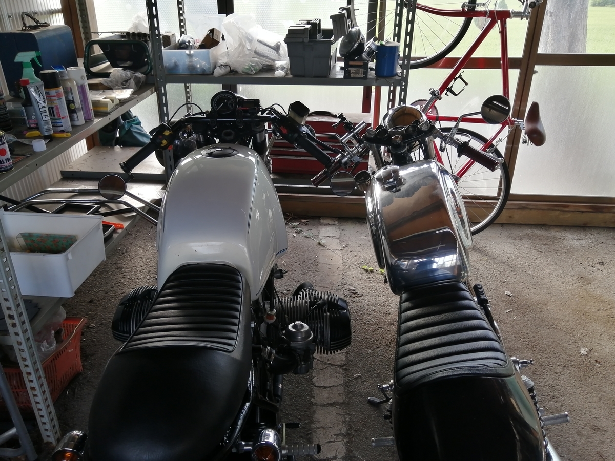 SR400セパハンとR100RSコンドルハンドル - ハガーツーリングブログ