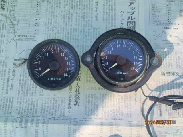 ♪ラスト1点 スキッツ レーシング タコメーター 電気式