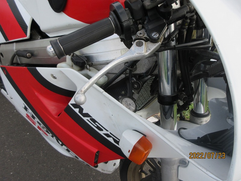 NSR250R MC18 89 ﾃﾞｼﾞﾀﾙ水温計を付ける-5(組付け・試走) - 無限∞空間ｰ新館