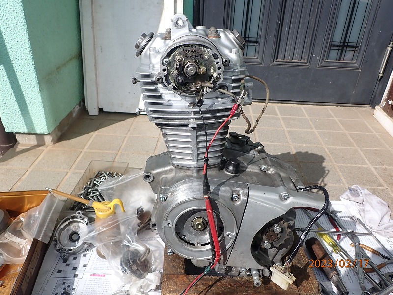 ジャンクCB125JX エンジン部品 セット CB125JXｴﾝｼﾞﾝｰ14号機(J)-5(腰上組立/完成) - 無限∞空間ｰ新館