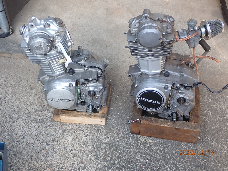 CB125JX エンジン部品 セット CB125JXｴﾝｼﾞﾝｰ14号機(J)-6(ｴﾝｼﾞﾝ始動) - 無限∞空間ｰ新館