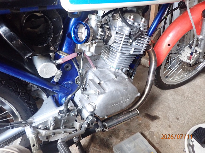 CB125S 公道仕様 CB125S-1号機(ﾏﾌﾗｰ交換/ｴｱｸﾘ外し) - 無限∞空間ｰ新館