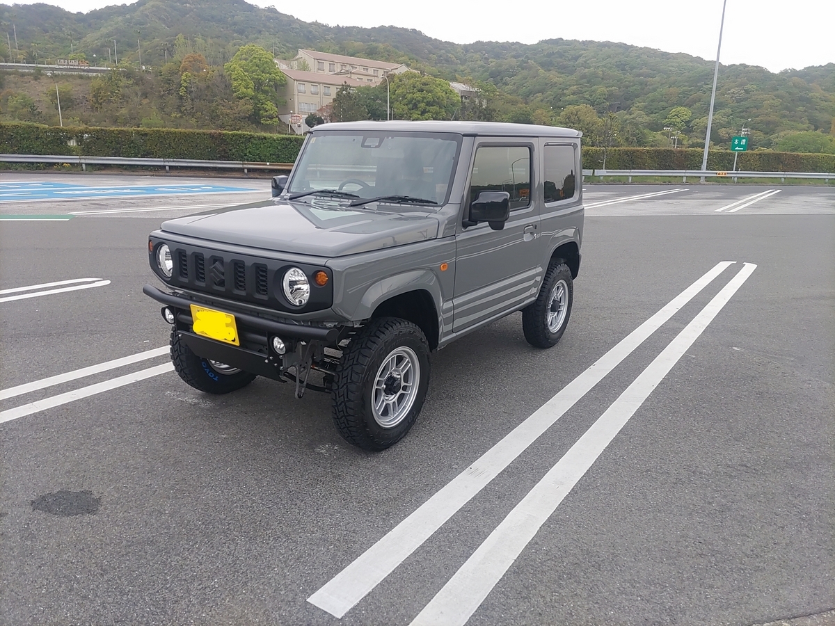 ジムニー(JB64)のフロントバンパーをスチール製に交換した件 - srtarou 