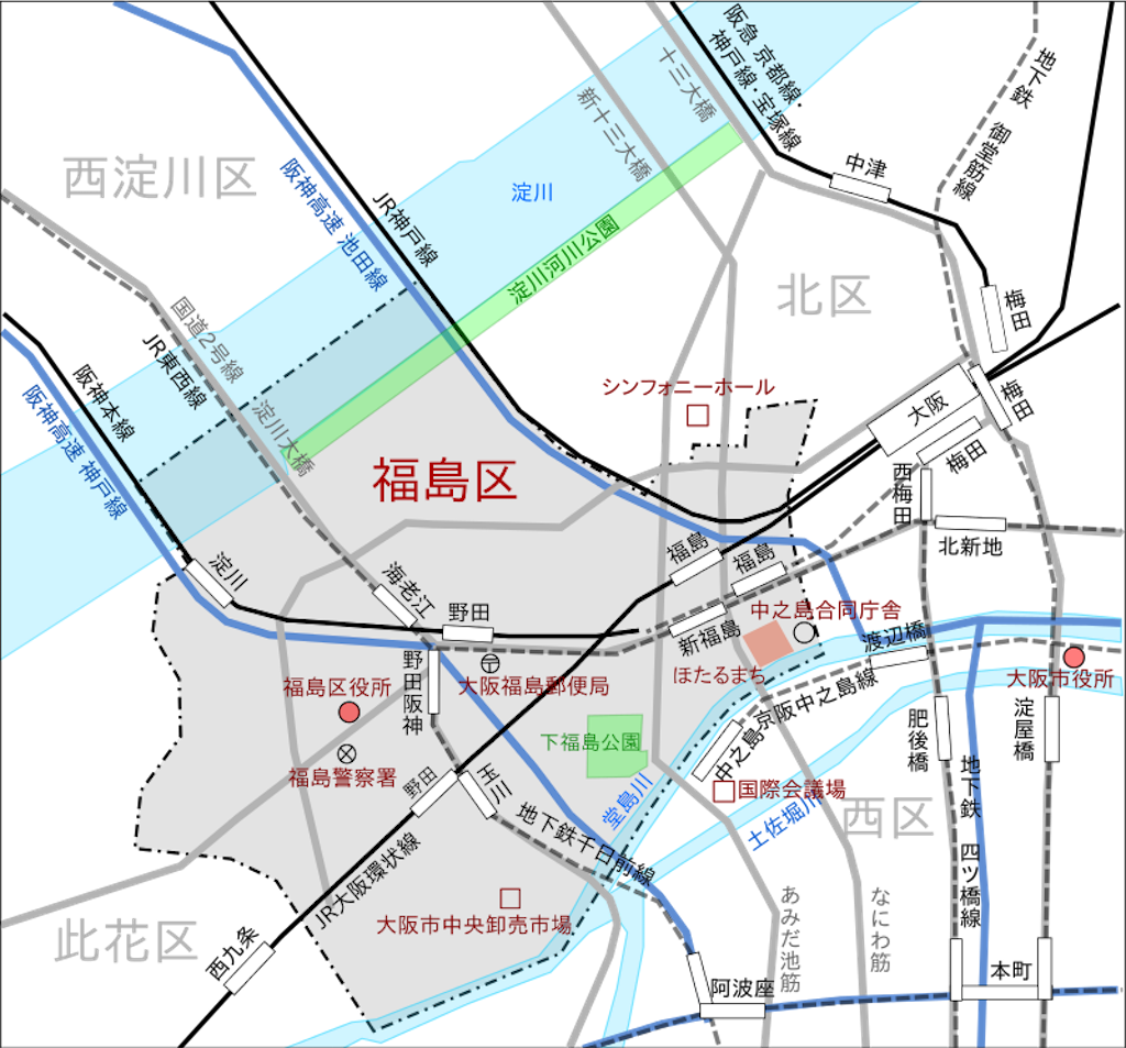 大阪福島2nd Line セカンドライン 行き方 ライブハウス道順ナビindies関西