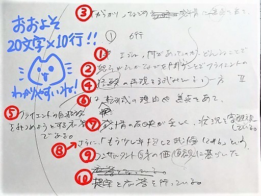 キャリアコンサルタント実技試験 論述をきちんと書ききる おすすめ対策 練習法 よりよく生きたい