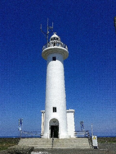 八戸市鮫角灯台の溶接ビード