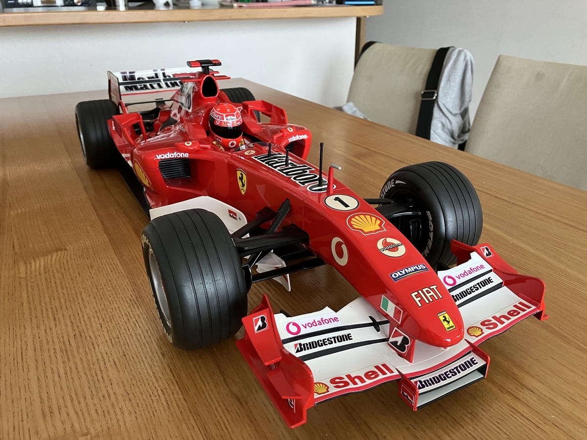 1/7巨大モデル フェラーリF2005 #1 シューマッハ ディスプレイ モデル 20250221222010.jpg