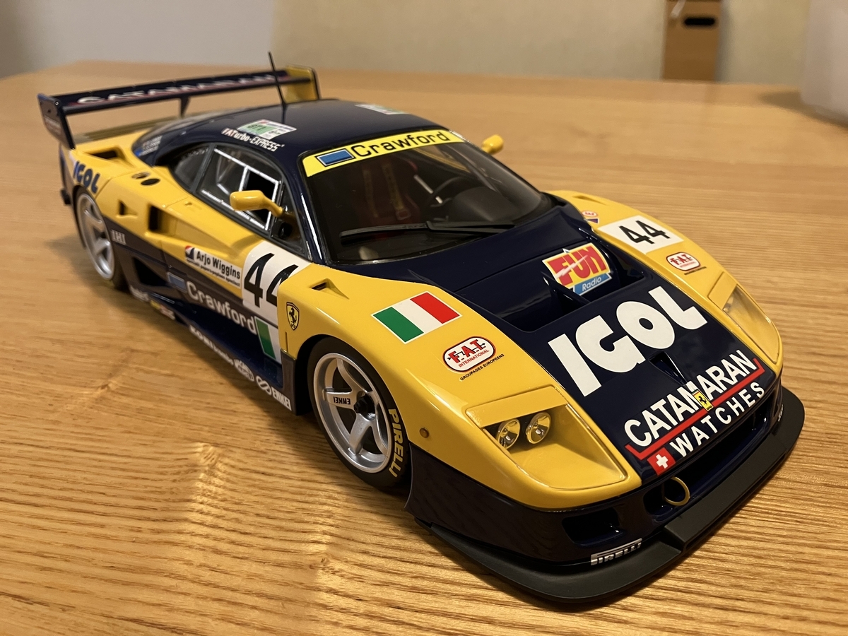 テクノモデル 1/18 フェラーリF40GTE - ミニカーとラジコンの思い出