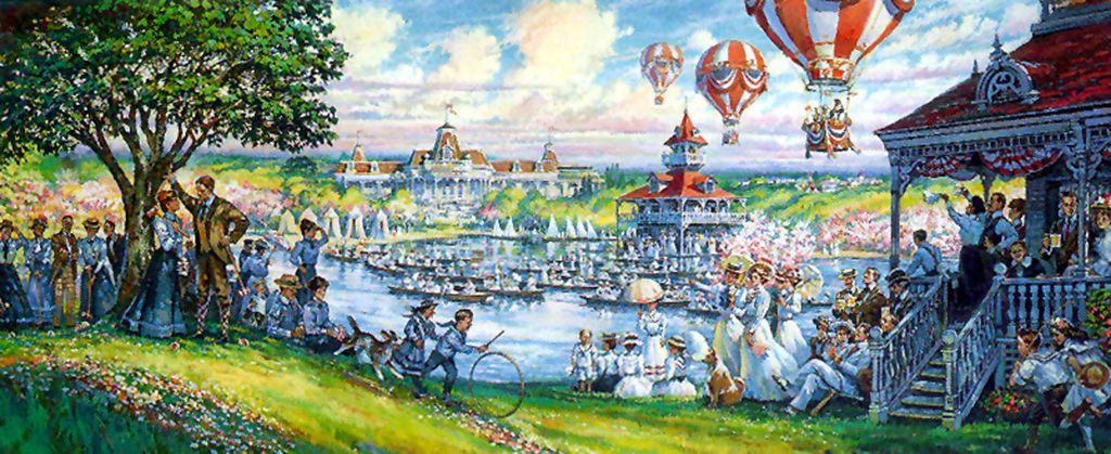 ディズニーランドパリ　画集　the art of DisneylandParis Collectible book - The Art Of Disneyland Paris - TEXT IN